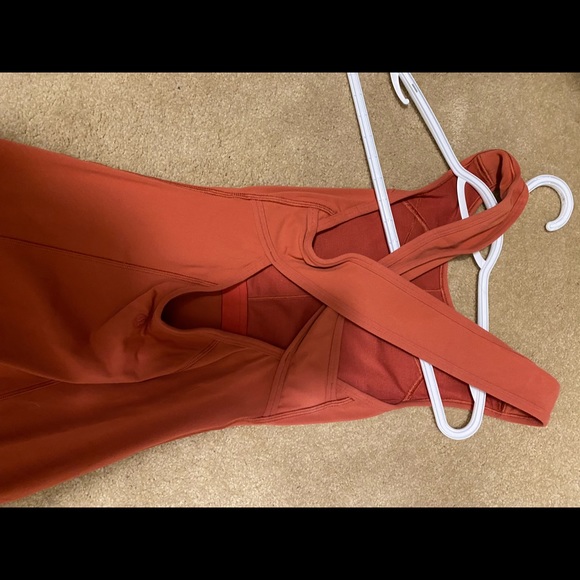 Long Burnt Orange Lululemon Dress - Picture 2 of 4